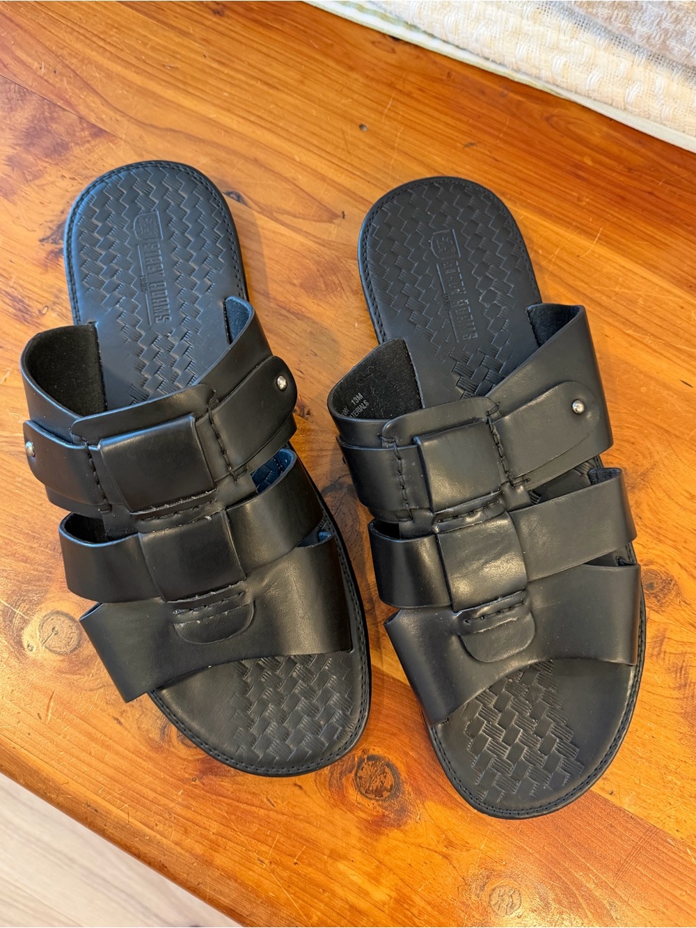 Stacy Adams Men's Black Slide Sandals Size 13M
Strappy Dress Casual